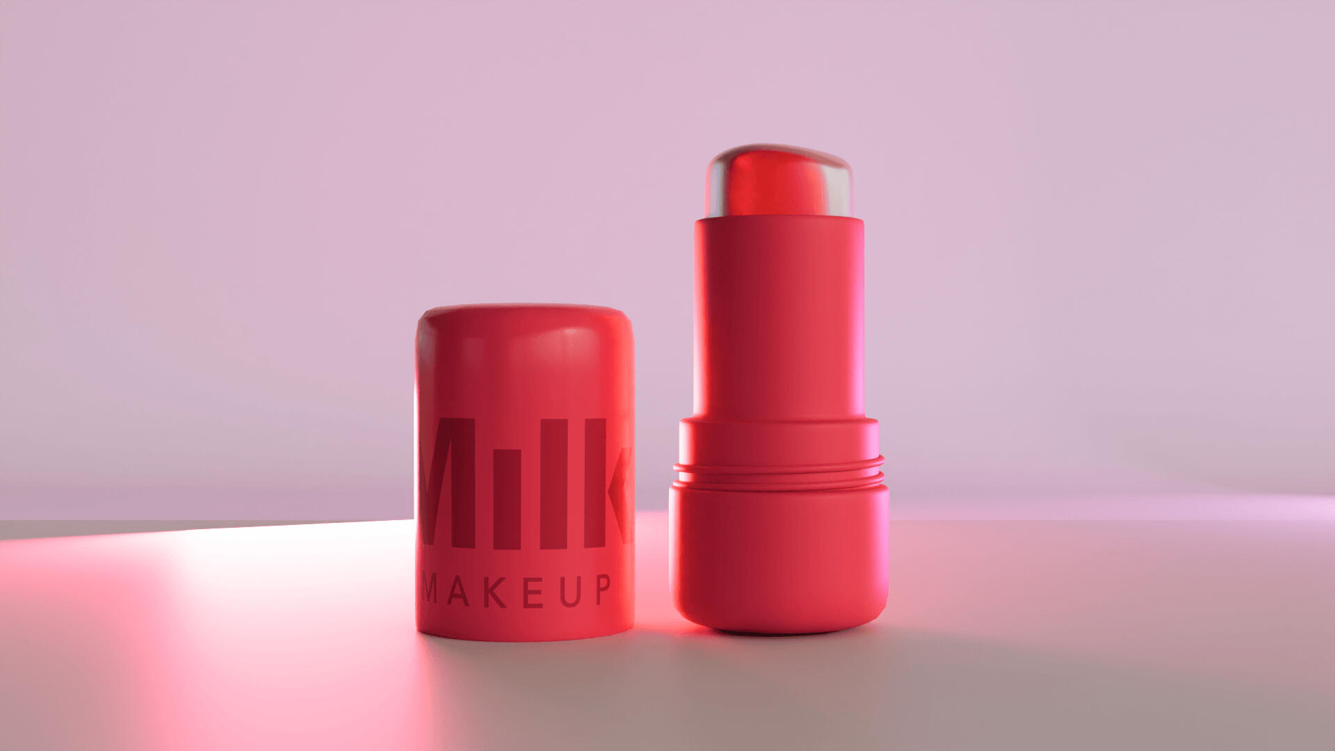 3D balm makeup (box modeling, Blender)